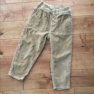 Zara 3T - 4T Casual Corduroy Pants Relaxed Fit
